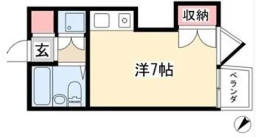 エクセランス新栄【3階】の間取り