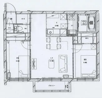 グランド信濃【2階】の間取り