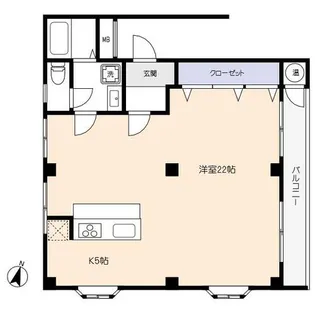シャトー永井3【4階】の間取り