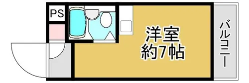 大阪府堺市堺区甲斐町東6丁【マンション】の間取り