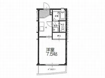 メゾンエーデルワイス【1階】の間取り