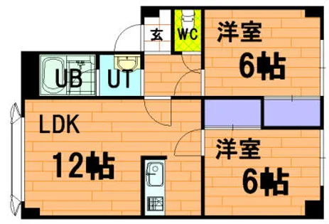 リベロ【305号室】の間取り