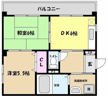 兵庫県神戸市東灘区御影本町8丁目【マンション】の間取り