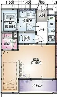 ダイショウハイツ明石【1階】の間取り