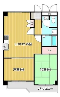 兵庫県明石市魚住町清水【マンション】の間取り
