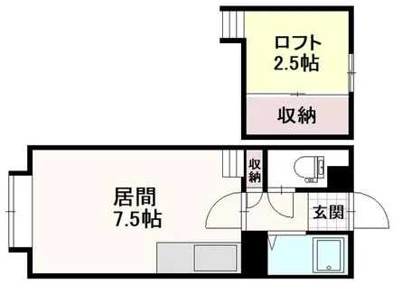 ノース1686【2階】の間取り