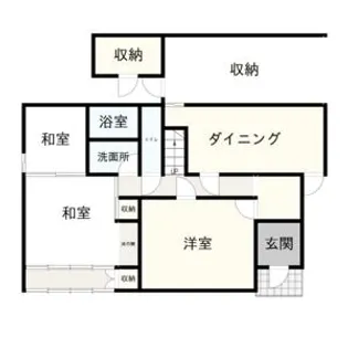 和歌山県和歌山市毛見【一戸建】の間取り