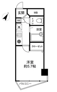 エンジェルハイツ【3階】の間取り