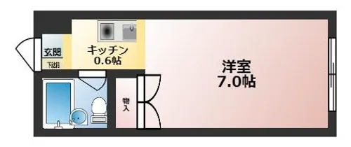 サンシャインハイツ【203号室】の間取り