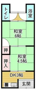 阪惣アパート【1階】の間取り