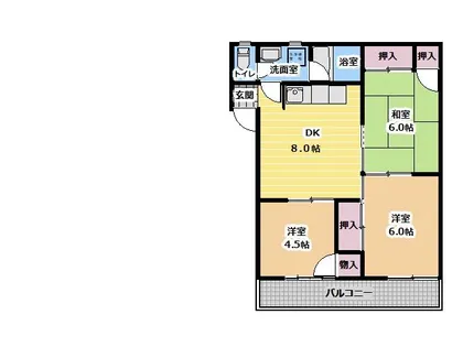 永野ハイツ【202号室】の間取り