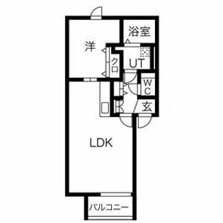 デリス・メゾン輪西Ⅱ【101号室】の間取り