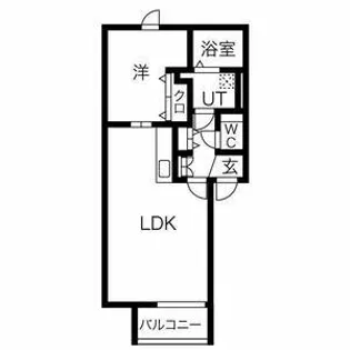 デリス・メゾン輪西Ⅱ【101号室】の間取り