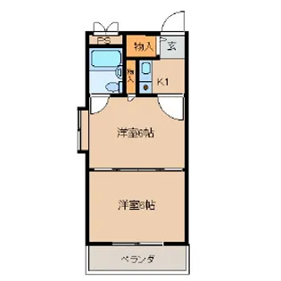 東和マンション新栄【4階】の間取り