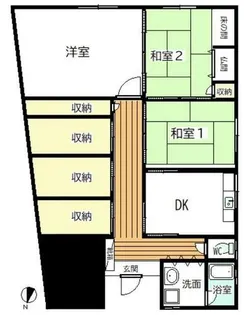 愛知県名古屋市瑞穂区洲雲町4丁目【一戸建】の間取り