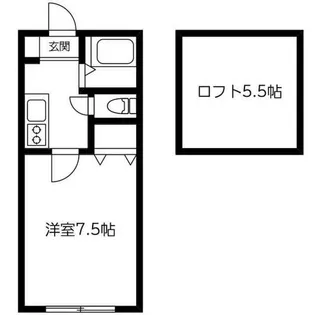 福岡県福岡市早良区田隈2丁目【アパート】の間取り