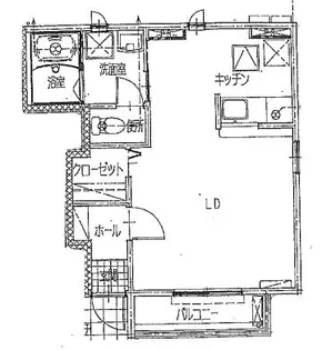 メゾンドゥソレイユ【1階】の間取り