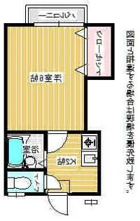 パリスKUⅠ【2階】の間取り