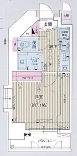 愛知県名古屋市中区丸の内2丁目【マンション】の間取り
