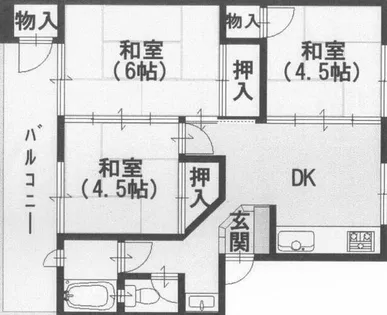 大阪府堺市西区平岡町【マンション】の間取り