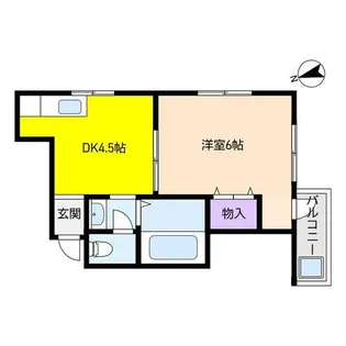 宮塚ハイツ【2階】の間取り