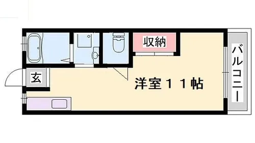 SeaDream姫路野里駅【2階】の間取り