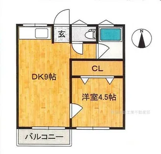 京都府宇治市木幡北山畑【マンション】の間取り