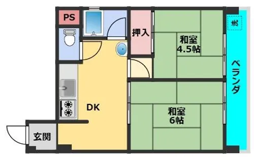 OS・SKYマイネビル【301号室】の間取り