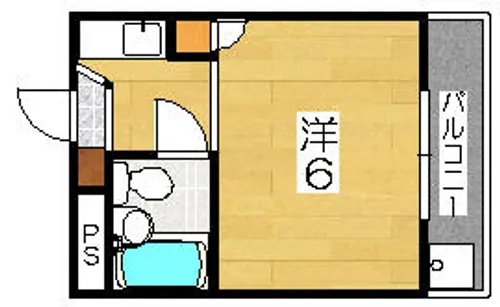 ロイヤルハウス高野【1階】の間取り