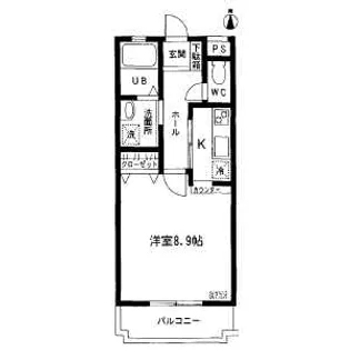 ニコーⅡ【206号室】の間取り