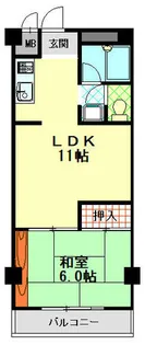 真能ハイツ【2階】の間取り