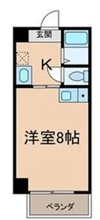 ハートイン名西【4B号室】の間取り