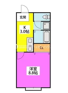 サンロードスI【1階】の間取り
