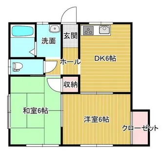 YSコーポ【101号室】の間取り