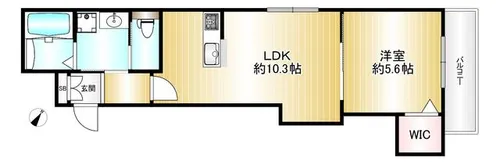 兵庫県神戸市中央区熊内町5丁目【マンション】の間取り