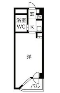 カームハイツ中島公園【5階】の間取り