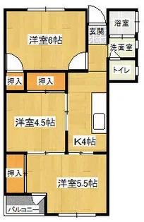 福岡県北九州市門司区栄町【マンション】の間取り