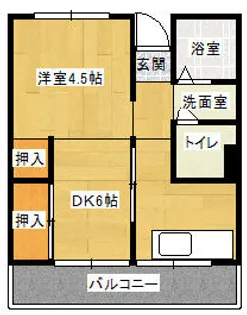 福岡県北九州市門司区栄町【マンション】の間取り