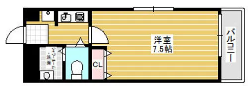 サンパレス21六甲Ⅱ【105号室】の間取り