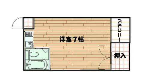 兵庫県神戸市中央区八雲通4丁目【マンション】の間取り