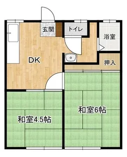 ツルマル・ハイツ【102号室】の間取り