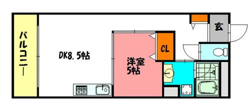 兵庫県明石市魚住町清水【マンション】の間取り