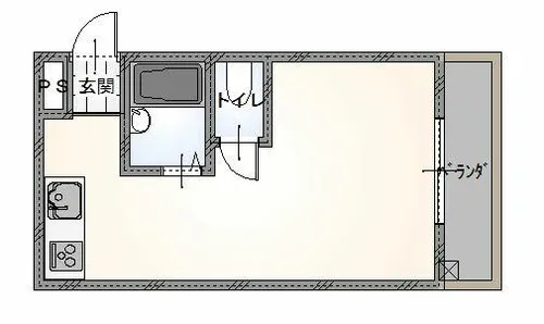 豊栄ハイツ【4階】の間取り