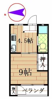 大成マンション【2階】の間取り