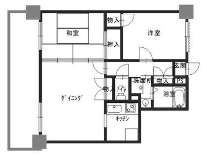 ベルテック武庫川【3階】の間取り