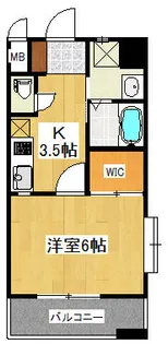 原田ビル【505号室】の間取り