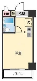 ロマネスク御影【404号室】の間取り