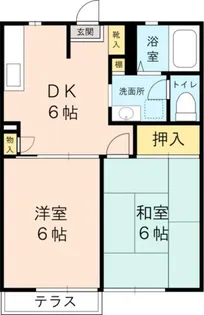 愛知県豊川市御津町西方中屋敷【アパート】の間取り