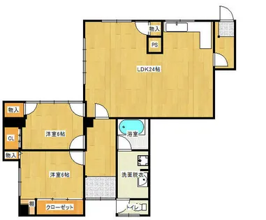小森江ハイツ【101号室】の間取り