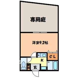 有重【3階】の間取り